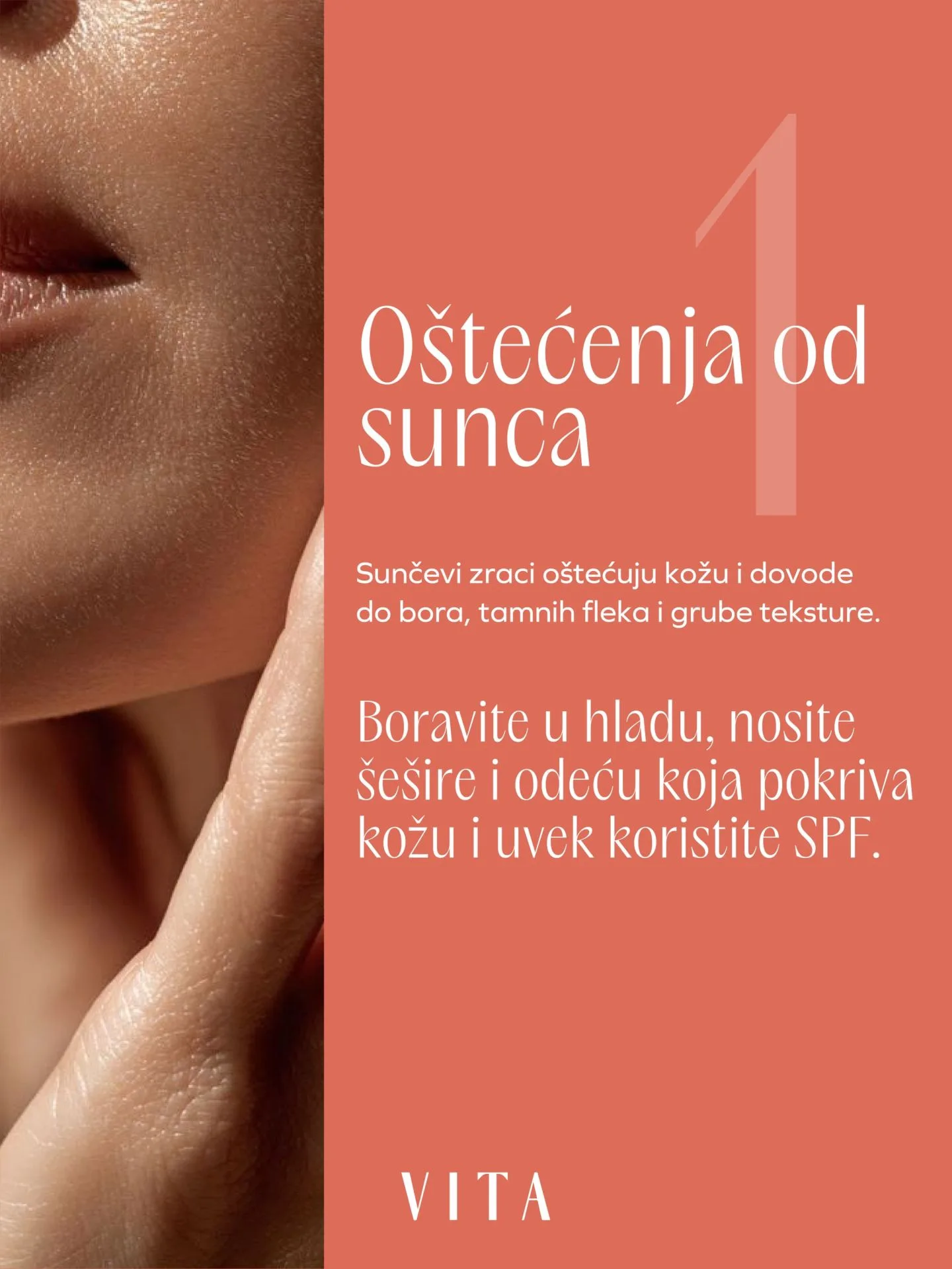 4 stvari zbog kojih koza izgleda starije izlaganje suncu deo lica sa izraženom teksturom kože