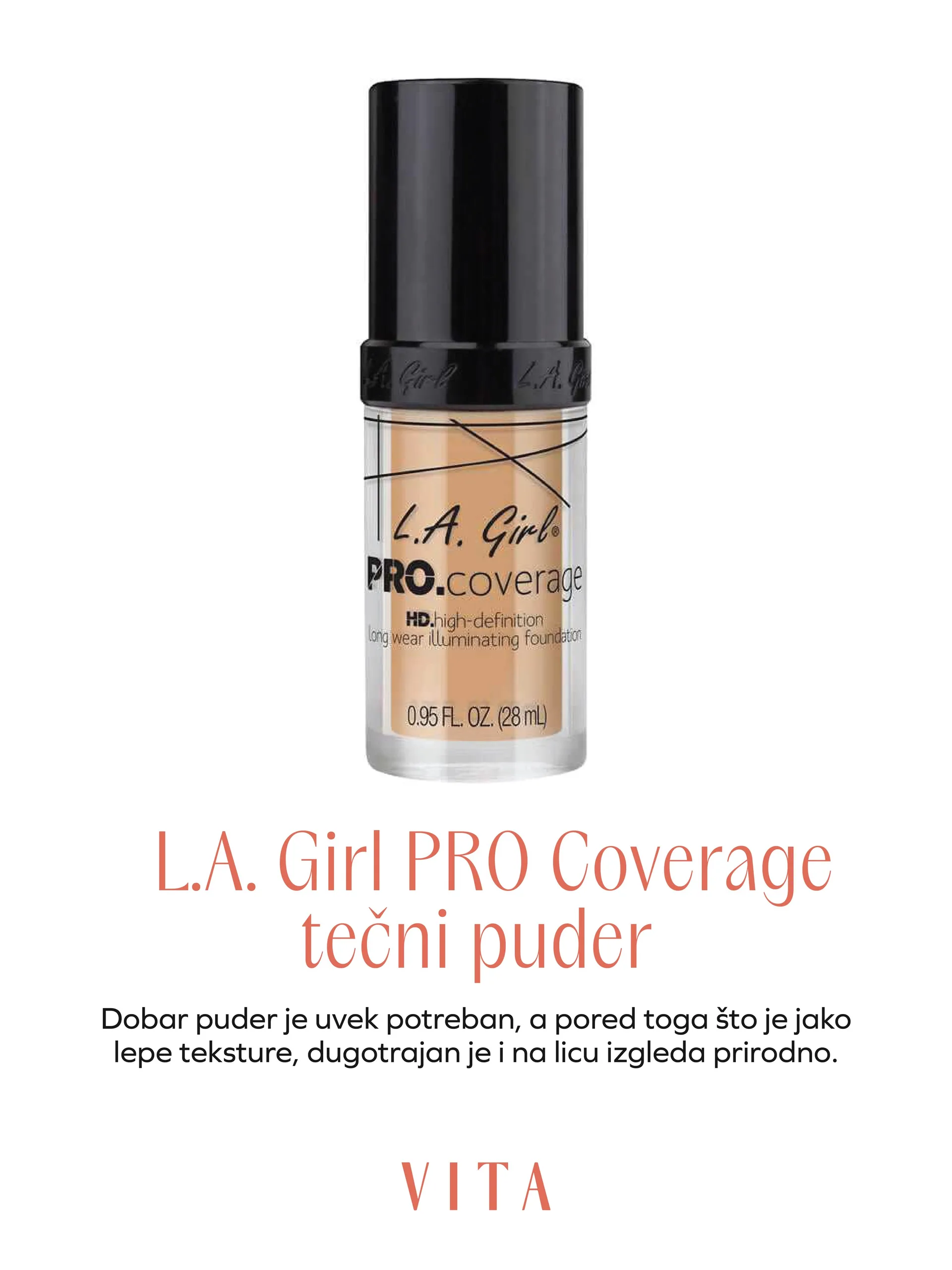 L.A. Girl PRO.coverage tečni puder
