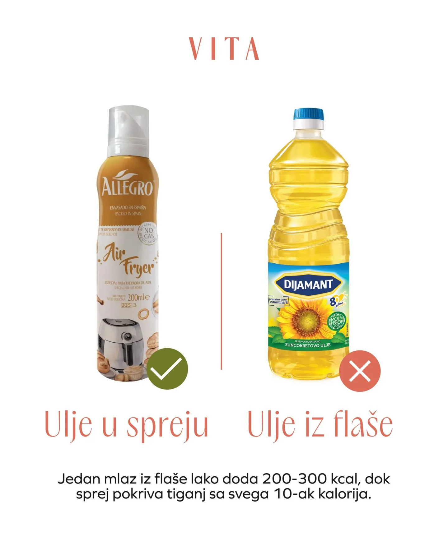 ulje u spreju i ulje u flaši na beloj podlozi
